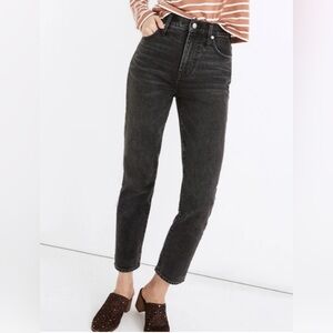 Madewell Vintage Perfect Jean Faded Black Sz 26